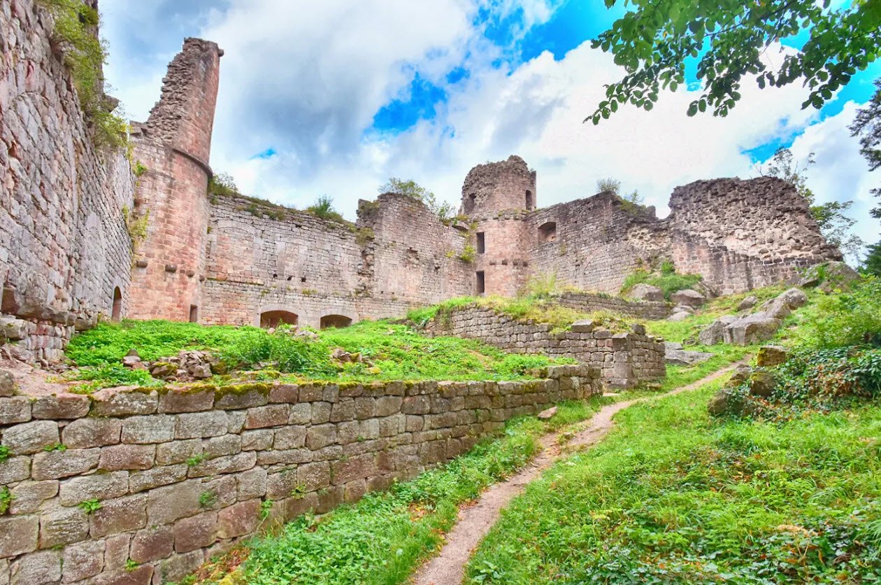 Chateau du Landsberg, Heiligenstein, France, Germany